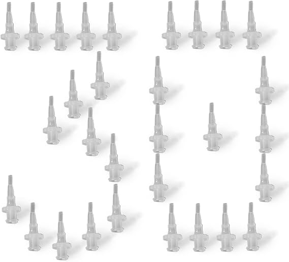 30 Disposable Tips for Ear Irrigation Flushing System for Adults & Kids - Perfect Ear Cleaning Kit - Compatible with Ear Wax Removal Tool by Tilcare