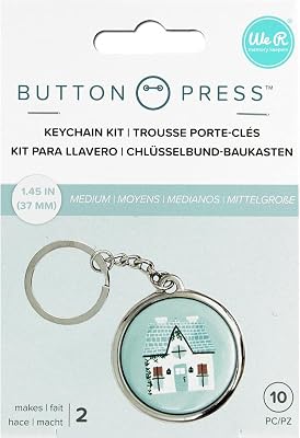 We R Memory Keepers Button Press Keychain Kit-Makes 2