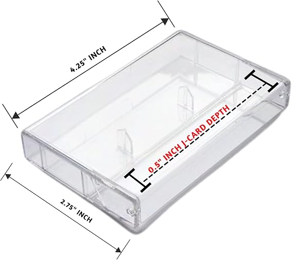 10 Pack Audio Cassette case Clear/Clear