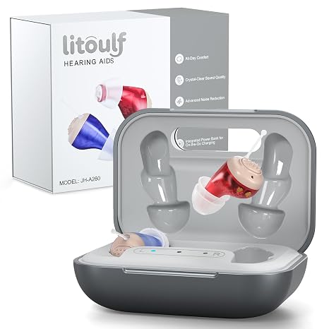Hearing Aids for Seniors, Rechargeable OTC Hearing Aids for Adults