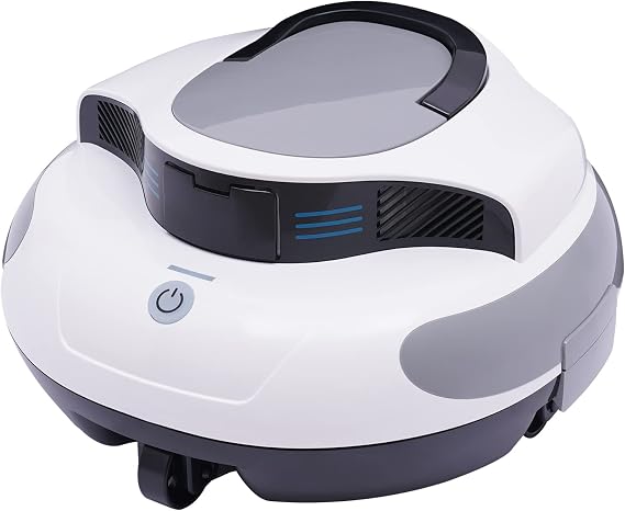 Cordless Robotic Pool Cleaner, Automatic Pool Vacuum Dual Motors Strong Suction, 120 Mins Runtime, Self-Parking, Automatic Robot Cleaners for Inground Flat Pools up to 807ft2