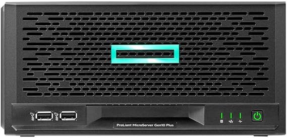 Hewlett Packard Enterprise HPE ProLiant MicroServer Gen10 Plus v2 Ultra Micro Tower Server, Xeon E-2314 4-Core 2.8GHz, 32GB DDR4 Memory, 4TB SSD Storage, iLo, Server 2022 Standard