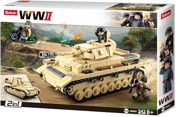 Sluban M38-B0693 Construction Set, Multi Colour, 543 pieces