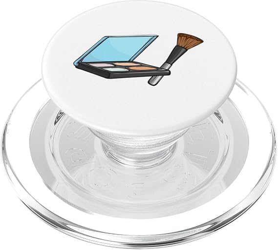 Makeup Palette Eye Shadow Blush and Brush PopSockets PopGrip for MagSafe