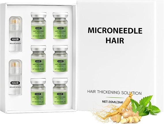 Hair Regrowth System, Advanced Hair Growth Care Strengthens Roots for Men & Women, Infusion Ginseng, Peppermint Oil & Ginger Root