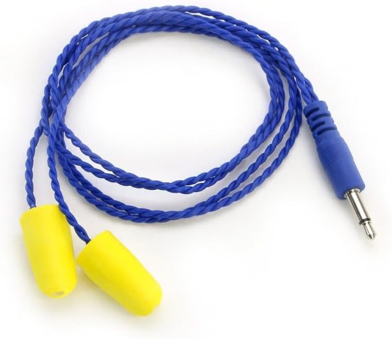 Rugged Radios Foam Alpha Buds Mono Ear Buds with 1/8" Male Jack for Racing Radios Electronics Communications