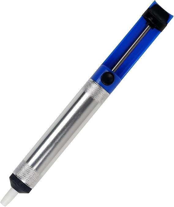 Solder Sucker Desoldering Pump,Electric Soldering Iron Auxiliary Tool Manual Desoldering Suction Pump,Vacuum Pump Solder Removal Tool (1pcs Desoldering Pumps)