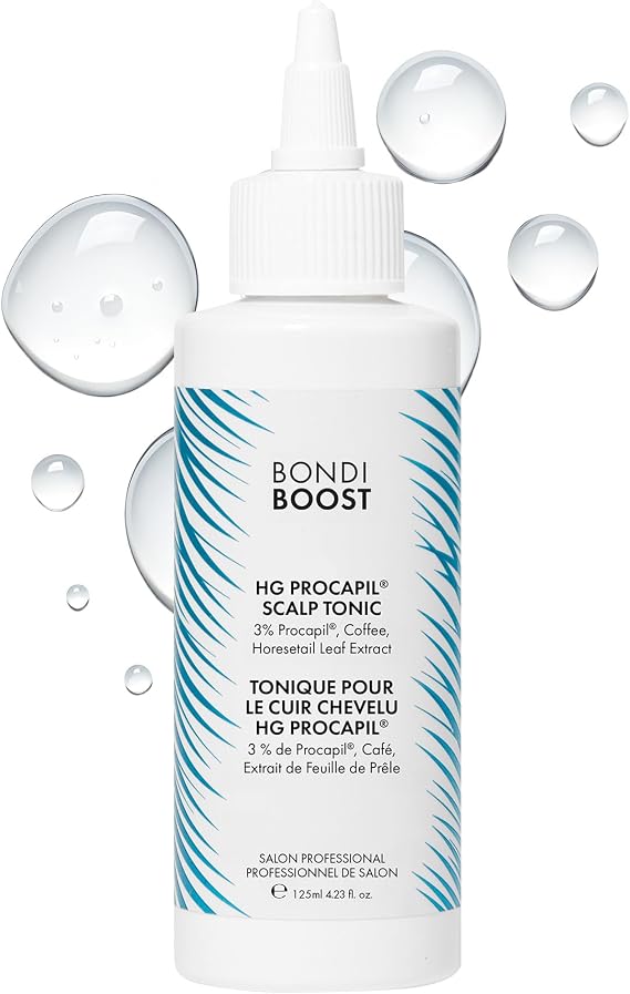 BONDIBOOST Procapil Hair Tonic 4.23 fl oz - Leave-In Treatment for Thinning Hair - Reduce Hair Fall + Increase Hair Density - Lightweight Non-Greasy Formula - Vegan/Cruelty-Free - Australian Made