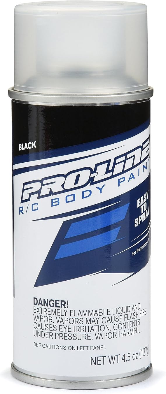 Pro-Line Racing RC Body Spray Paint - Black PRO643601