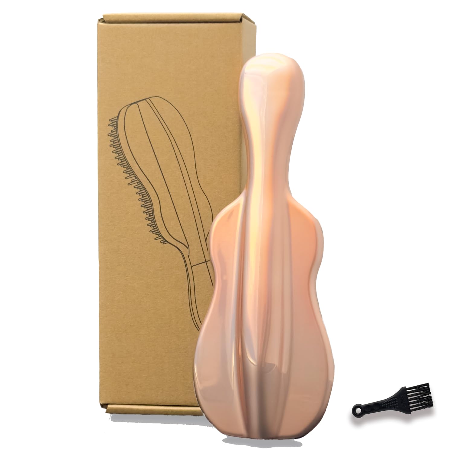 WYNK Gentle Detangling Hair Brush for Adults & Kids 2 Pack, Painless for Wet or Dry Curly/Straight Hair, Reduces Breakage, Comfortable Scalp Feel