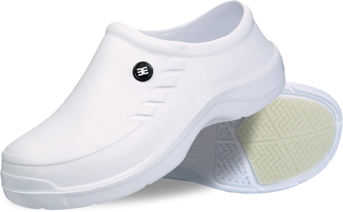 Non Slip Shoes for Women - Slip On Clogs, Comfortable Work Shoes