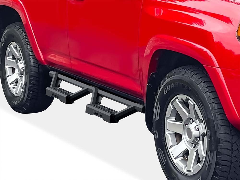 APS Drop Steps Running Boards Compatible with Toyota 4Runner 2014-2024 SR5 & 14-24 TRD Pro & 17-24 TRD Off-Road | Stainless Steel Side Steps | Anti-Slip | 500lbs Capacity