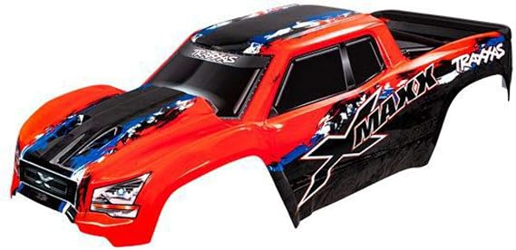 Traxxas 7811R - X-Maxx Pre-Cut Body, Mounts & Tailgate Protector, Red