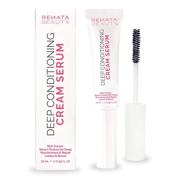 RB RENATA BEAUTY Lash & Brow Deep Conditioning Cream Serum Rich Conditioning Cream for Lashes & Brows Nourish, Repair & Protect for Eyebrows and Eyelashes Post-Treatment Aftercare & Daily Use