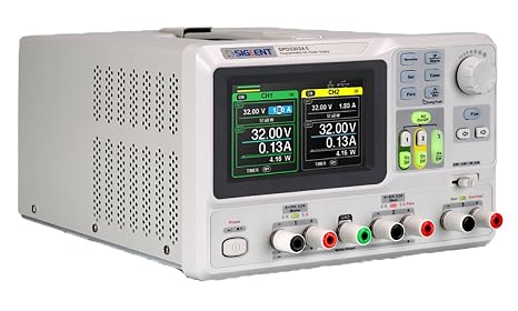 Siglent Technologies Linear Programmable DC Power Supply 220W 3 Channel 32V 3.2A (x2) and Selectable Low Voltage