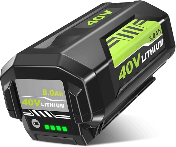 40v 8000mAh OP4026A Replacement for Ryobi 40V Battery 8.0Ah Compatible with Ryobi 40 Volt Battery Lithium OP4026A OP4015 OP4040 OP40201 OP4050A OP4015 OP40261 OP4030 OP40401 Power Tools (1Pack)