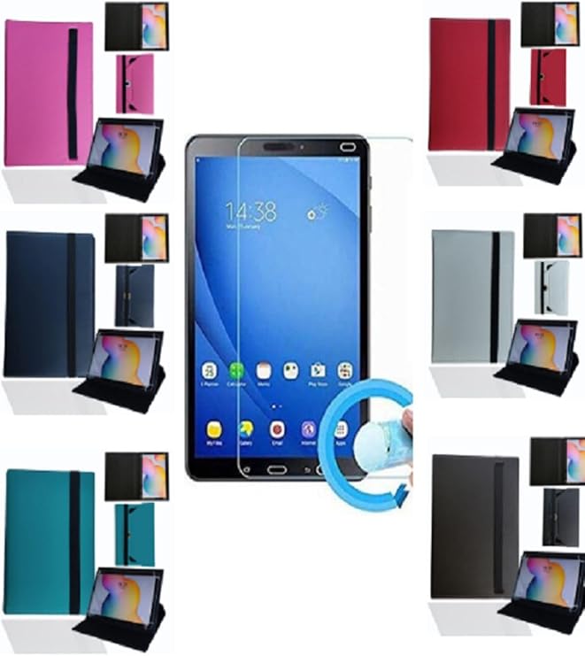 Tablet Standlı Tablet Kılıfı + Nano Ekran Koruyucu Mor Huawei Matepad 11.5s Papermatte Edition ile uyumlu