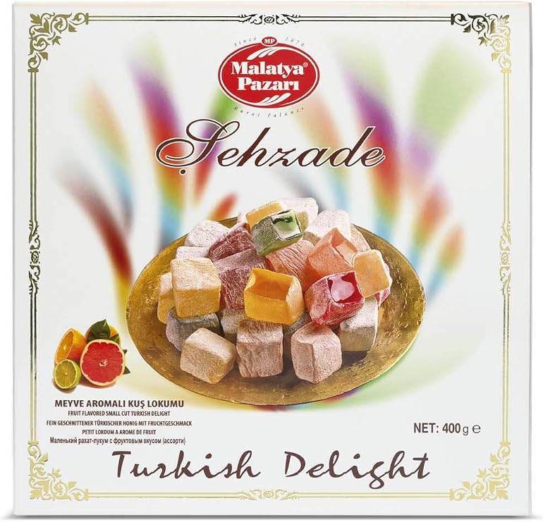 Malatya Pazarı Şehzade Meyveli Kuş Lokum 400 Gr