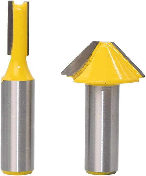 PYouo-Best Router bit 1/2" Shank Window Grill Mullion Cutter Router Bit Set Woodworking Cutter Tenon Cutter Tools 2pc, Durable Products
