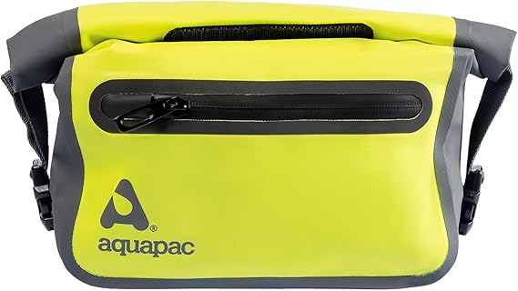 Aquapac Heavy Duty Waterproof Waist Pack, Made in the UK, 3 Litre Capacity, Travel Essential, Hiking, Mountain Biking, Running Accessory