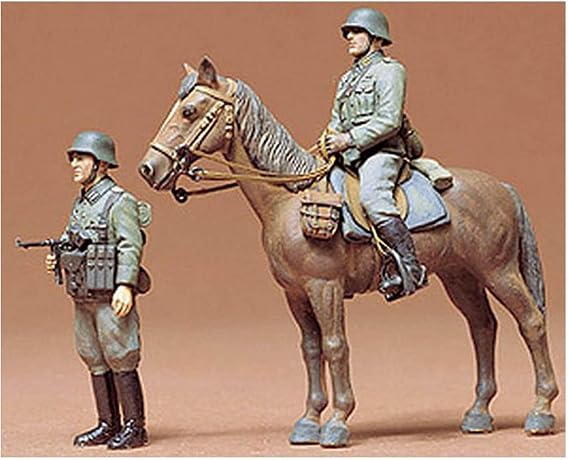 Tamiya 1/35 German Mounted Infantry Plastic Military Figure Kit