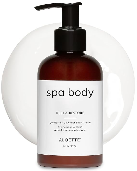 Aloette Rest & Restore Lavender Body Cream - Body Lotion Skin Care