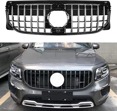 GT R Front Bumper Grille For Mercedes-Benz X247 GLB-Class 2020 General Silver