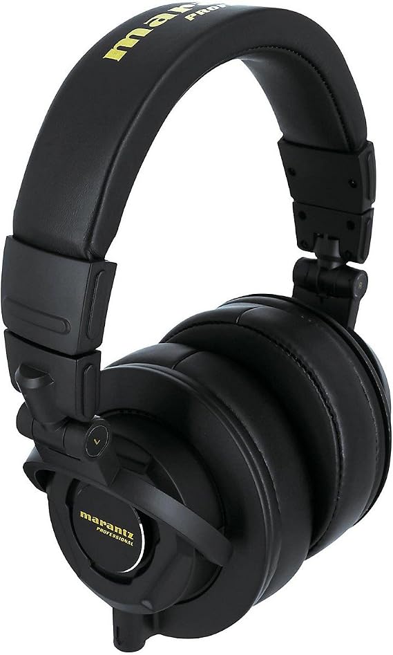 Marantz Professional Monitor Headphones Closed-back Wired Over-ear Headphones 50mm Diameter Driver Foldable for Instrument Practice Streaming Gaming Telework MPH-2