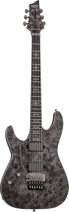 Schecter Ernie C C-1 Left-handed Electric Guitar - Satin Black Reign