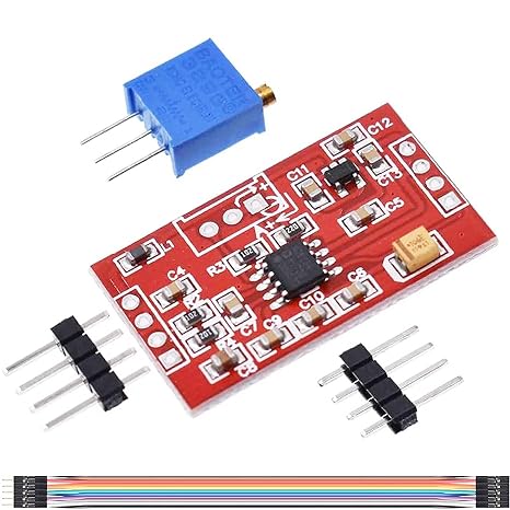 AD623 Millivolt Voltage Amplifier Module Instrumentation Amplifier Module Adjustable Magnification Instrumentation Amplifier Module with Dupont Cable