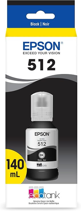 Epson 512 Genuine Magenta EcoTank Ink Refill Bottle T512320