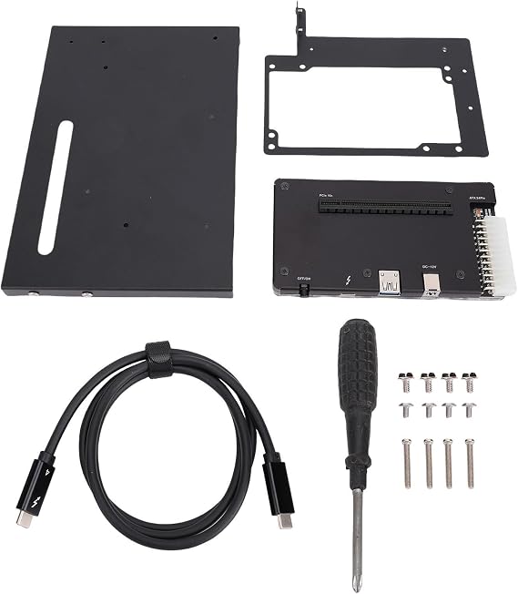 eGPU Dock for GOWENIC Thunderbolt 3 4, External GPU Dock Station with SFX Bracket, USB 4.0 ATX 24 Pin Connector, PCIE 16X Slot, Graphic Card Dock for Video Editing, 3D Rendering and Large-Scale Gaming