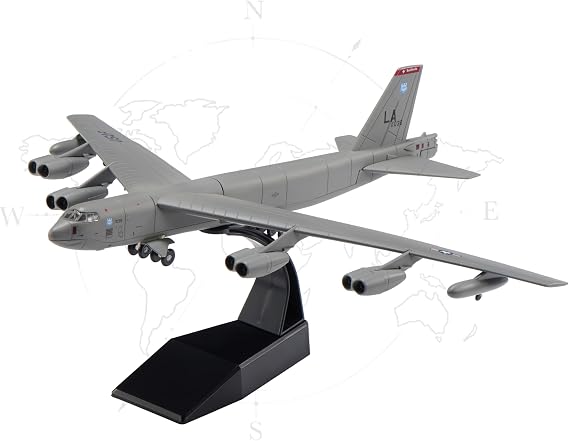 1/200 Scale B-52 Attack Plane Metal Fighter Military Model Fairchild Republic Diecast Plane Model for Collection or Gift