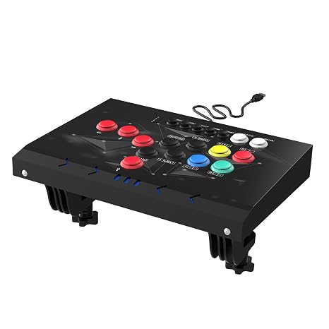 DOYO Arcade Fight Stick, Arcade Fighting Stick Joystick, Street Fighter Games Controler with Turbo for PS3, Nintendo Switch, PC Windows (7/8/10/11), Android TV Box, Raspberry Pi, NEOGEO Mini
