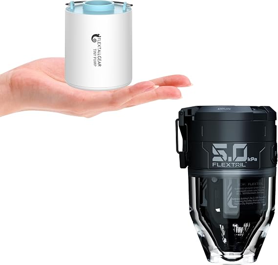 FLEXTAILGEAR Tiny and Portable Air Pump Ultra-Mini Pump & FLEXTAILGEAR Max Pump 3 Air Pump