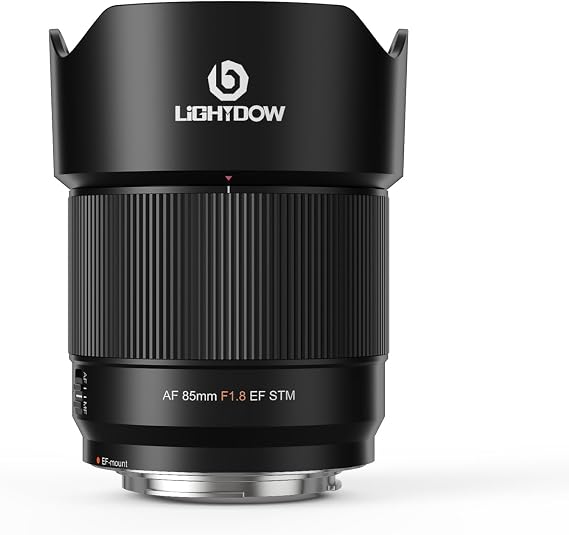 EF 85mm f1.8 Portrait Lens-AF+MF STM Motor for Canon EOS Rebel T8i/T7i/T7/T6i/T5/T3i/T3/T2i/XSi/XS/SL3/SL2/T100/90D/80D/70D/50D/5D Mark IV/6D II/7D II/1D X III II-DSLR Cameras Lenses(EF/EF-S Mount)