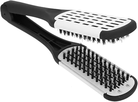 Straightening Comb for Hair,Professional V Shaped Clamp Styling Comb Hair Straightening Comb Hairdressing Tool