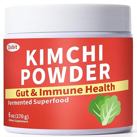Kimchi Supplement, Kimchi Capsules Alternative (Powder Form), Probiotics & Enzymes Supports Gut & Digestive, Taste Well, One Fermented Superfood for Antioxidant Support, 170g