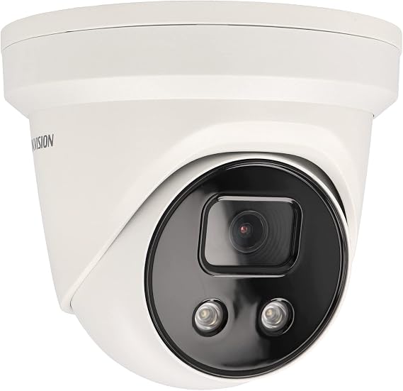 Hikvision DS-2CD2346G2-IU (2.8 mm) (C) 4 Megapixel Turret IP Camera | AcuSense AI False Alarm Filter | for Indoor and Outdoor Use | 120 dB WDR