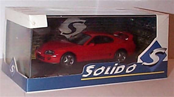 Solido 2001 T0Y0TA Supra MK4 in Red vehicle 1:43 scale diecast model