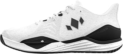 Diadem Mens Court Burst Hard Court BlackYellow Pickleball Shoe