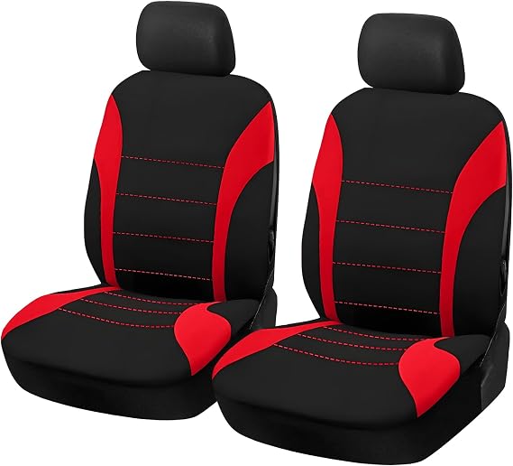 2PCs Car Seat Covers,Car Seat Covers Front Pair,Front Seats&Headrest Cover