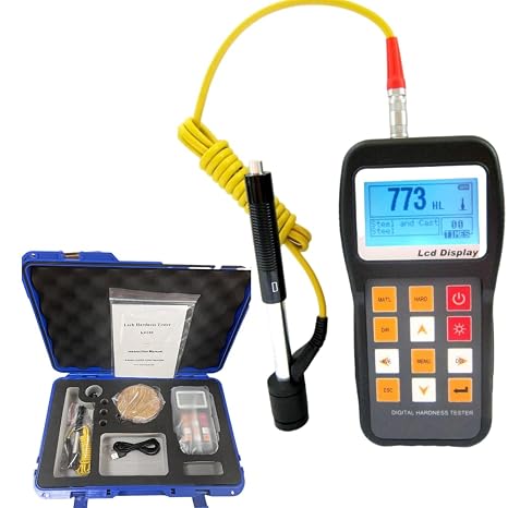 Portable hardness testers can measure materials: steel and cast steel, alloy tool steel, gray cast iron, ductile iron, cast aluminum alloy, copper-zinc alloy (brass), pure copper, forged steel (KH180)