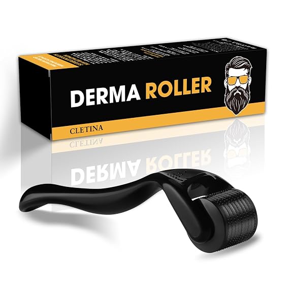 540 Titanium Derma Roller - Microneedle Micro Needle Roller for Men and Women Home Use - Microneedling Roller Microneedle Skin Care Tool B13