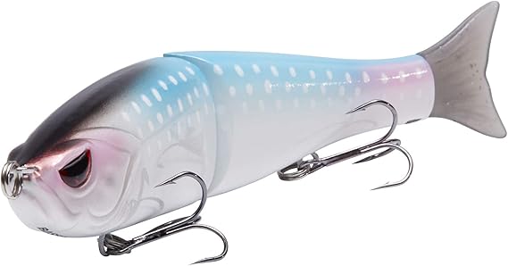 Bassdash SwimShad Glide Baits Jointed Swimbait Bass Pike Salmon Trout Muskie Fishing Lure