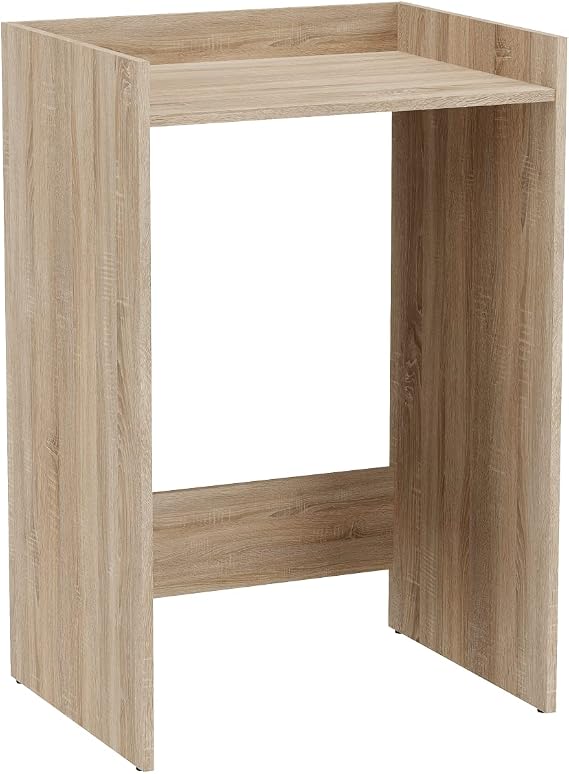 CDF COMO - Bathroom Storage Cabinet for Washing Machine - Freestanding Bathroom Unit with Shelf - Space-Saving Laundry Room Organizer - 64 x 50 x 97.5 cm