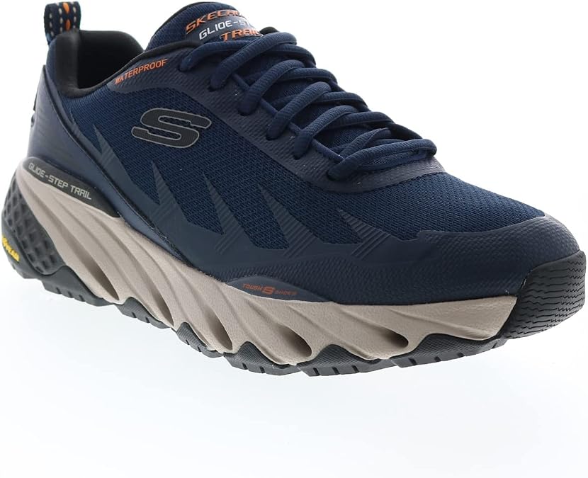 Skechers Men's, Glide-Step Trail - Trail - Botanic Hiking Shoe Navy