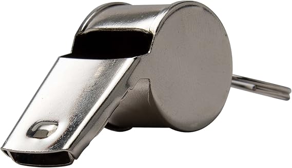 Sports Whistle with Lanyard | Ideal for Coaches, Referees & Officials | Available in Plastic or Metal