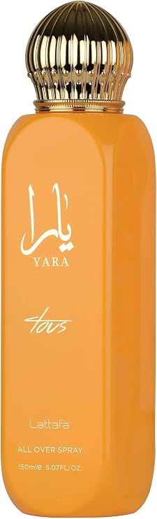 Lattafa Yara Tous – Tropical, Fruity, Floral, Vanilla – All Over Spray Long-Lasting Fragrance for Women & Men, 5.07 Ounce / 150 ml