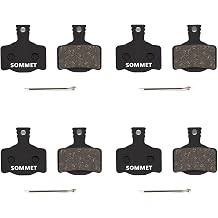 SOMMET 4 pairs Resin and Semi-Metallic Disc Brake Pads fit for MAGURA MT MT2 MT4 MT6 MT8